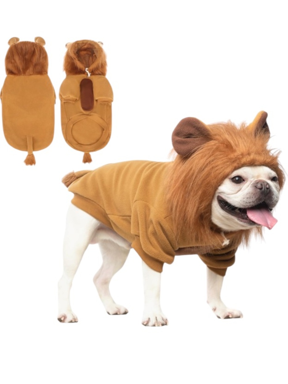 NWOT Lion Mane Dog Hoodie Costume